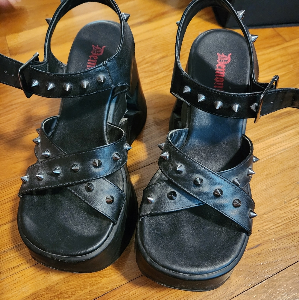Demonia platform sandals